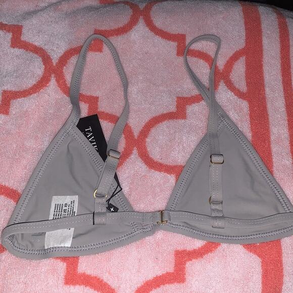 TAVIK Jett‎ Triangle Swim Top. Sand Dune. XS - Picture 5 of 10